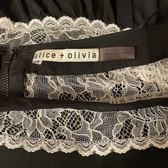 Alice + Olivia Willie Silk Lace Dress - Picture 7 of 9